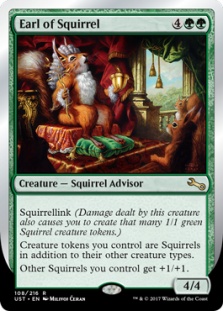 未使用】MTG リス伯爵/Earl of Squirrel 小型プレイマット
