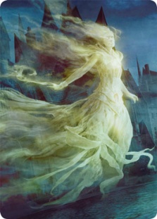 Spirit token (foil) (1/1 full art) - Unstable | Bazaar of Magic
