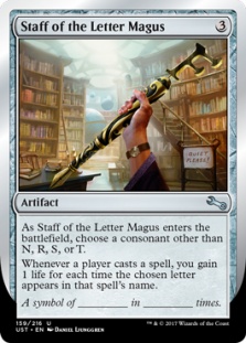 Staff of the Letter Magus (foil)