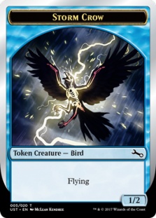 Storm Crow token (foil) (1/2)