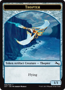 Thopter token (foil) (1/1 full art)
