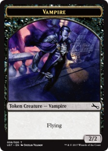 Vampire token (foil) (2/2 full art)