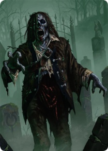 Zombie token (foil) (2/2 full art)