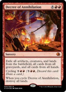 Decree of Annihilation (foil) - From the Vault: Annihilation