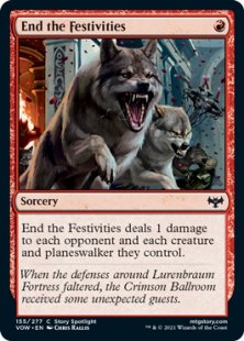 End the Festivities (foil)