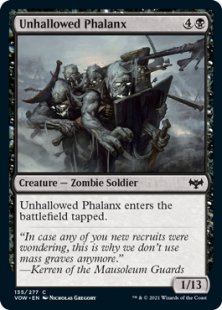 Unhallowed Phalanx (foil)