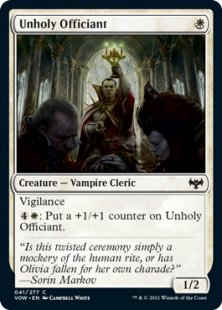 Unholy Officiant (foil)