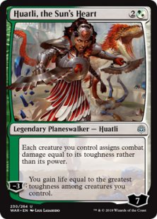 Huatli, the Sun's Heart (foil)