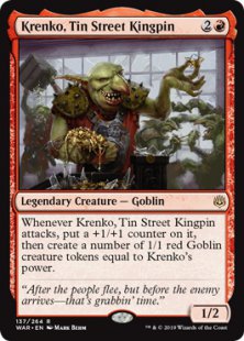 Krenko, Tin Street Kingpin (foil)