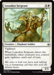 Loxodon Sergeant (foil)