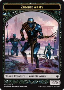 Zombie Army token (2) (0/0)
