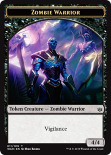 Zombie Warrior token (4/4)