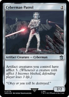 Cyberman Patrol (surge foil)