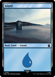 Island (#198) (foil)