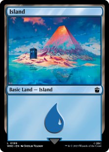 Island (#199) (foil)