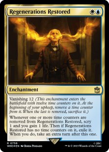 Regenerations Restored (surge foil)