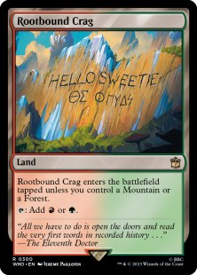 Rootbound Crag (foil)