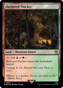 Sheltered Thicket (surge foil)