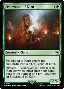 Sisterhood of Karn (surge foil)