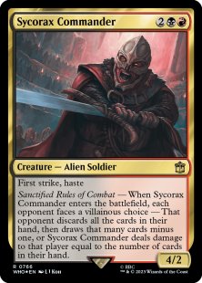 Sycorax Commander (surge foil)