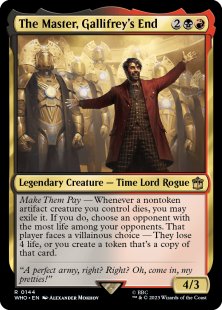The Master, Gallifrey's End (foil)