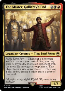 The Master, Gallifrey's End (surge foil)