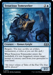 Tenacious Tomeseeker - Wilds of Eldraine | Bazaar of Magic