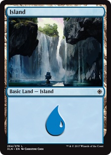 Island (#264) (foil)