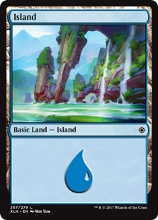 Island (#267) (foil)