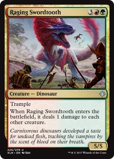 Raging Swordtooth (foil)