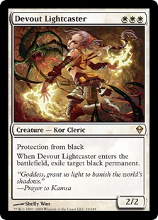 Devout Lightcaster (foil) - Zendikar | Bazaar of Magic