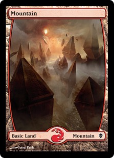 Mountain (2) (foil) (full art)