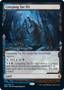 Creeping Tar Pit (foil) (full art)