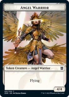 Angel Warrior token (foil) (4/4)