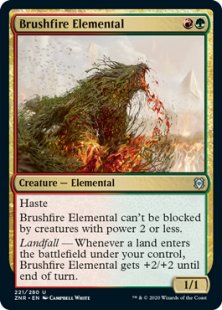 Brushfire Elemental (foil)