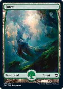 Forest (3) (foil) (full art)