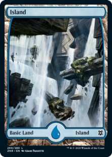 Island (1) (foil) (full art)
