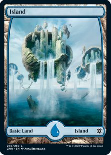 Island (2) (foil) (full art)