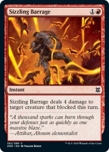 Sizzling Barrage (foil)