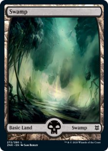 Swamp (1) (foil) (full art)