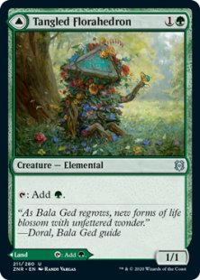 Tangled Florahedron (foil)