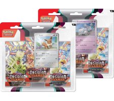 Pokemon - Scarlet & Violet Obsidian Flames 3 Booster Blister (set of 2)