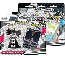 Pokemon - Scarlet & Violet Black Bolt and White Flare Tech Sticker Blister (set of 2)