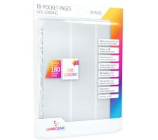 Gamegenic 18-Pocket Sideloading Pages White (10 stuks)