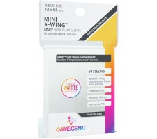 Gamegenic Matte Board Game Sleeves - Black 43 x 65 mm (50 stuks)