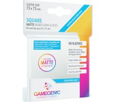Gamegenic Matte Board Game Sleeves - Blue 73 x 73 mm (50 stuks)