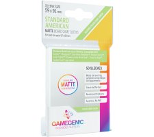 Gamegenic Matte Board Game Sleeves - Green 59 x 91 mm (50 stuks)