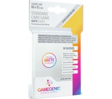 Gamegenic Matte Board Game Sleeves - Grey 66 x 91 mm (50 stuks)