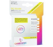 Gamegenic Matte Board Game Sleeves - Lime 82 x 82 mm (50 stuks)