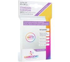 Gamegenic Matte Board Game Sleeves - Purple 62 x 94 mm (50 stuks)